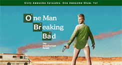 Desktop Screenshot of onemanbreakingbad.com